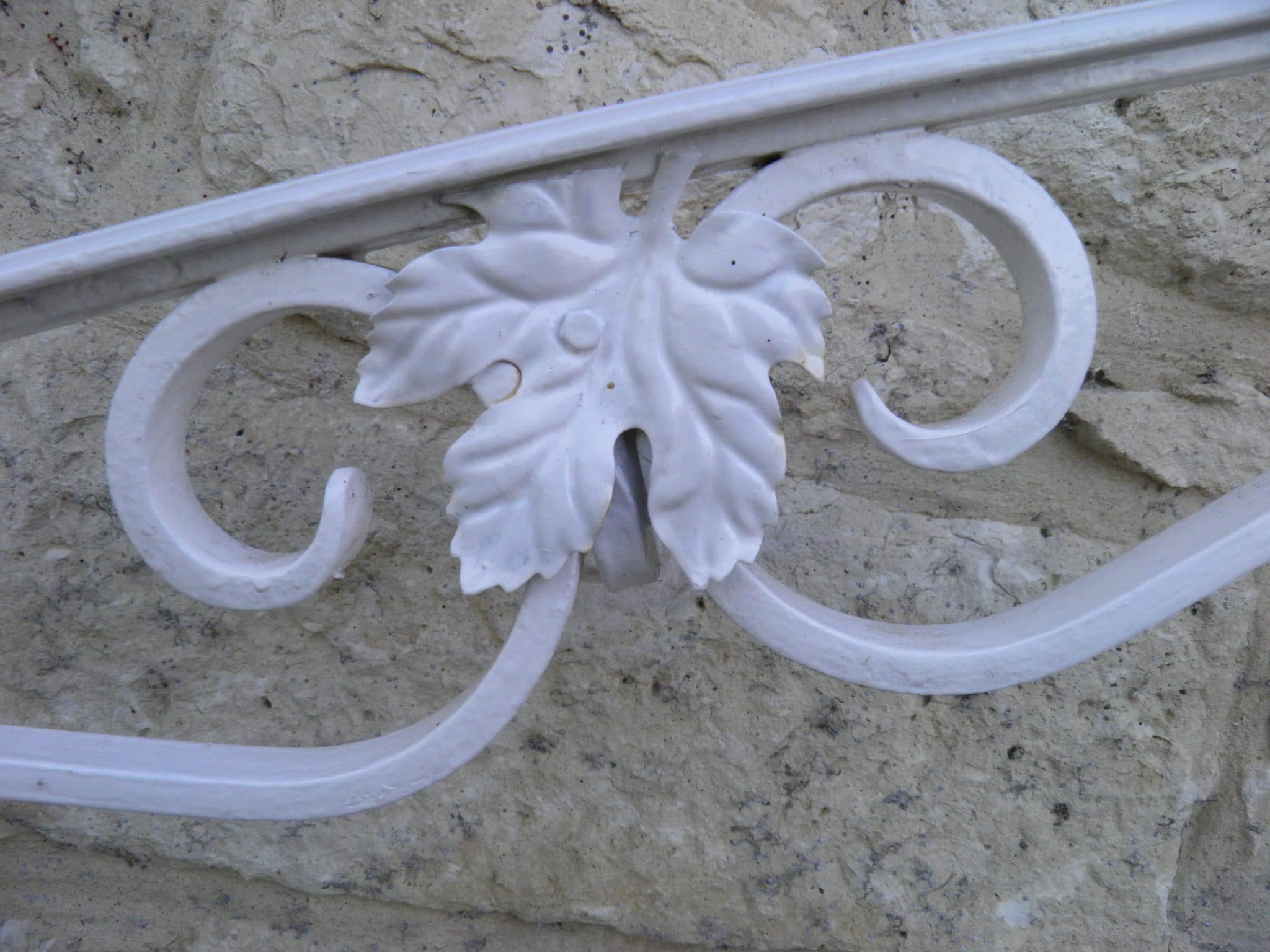 Feuille de vigne en fer forgé